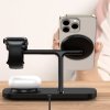 Stacja Ładująca 3w1 MagSafe do iPhone / Apple Watch / AirPods – Tech-Protect A45 – Czarna